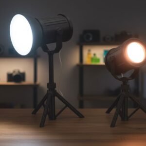Mini LED Studio Spotlight Lamp - Image 1