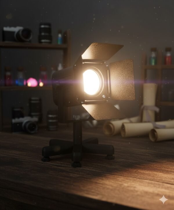 Theater Spotlight with Barn Doors