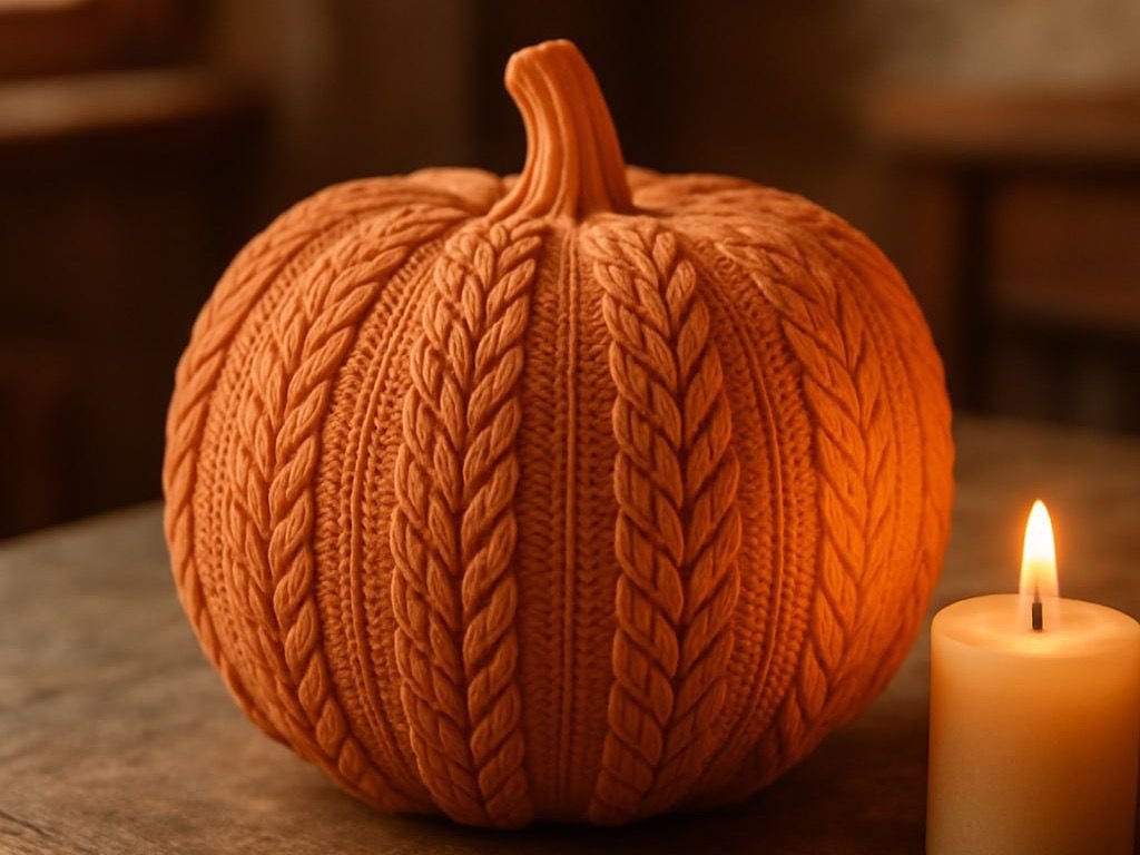 Knitted Pumpkin
