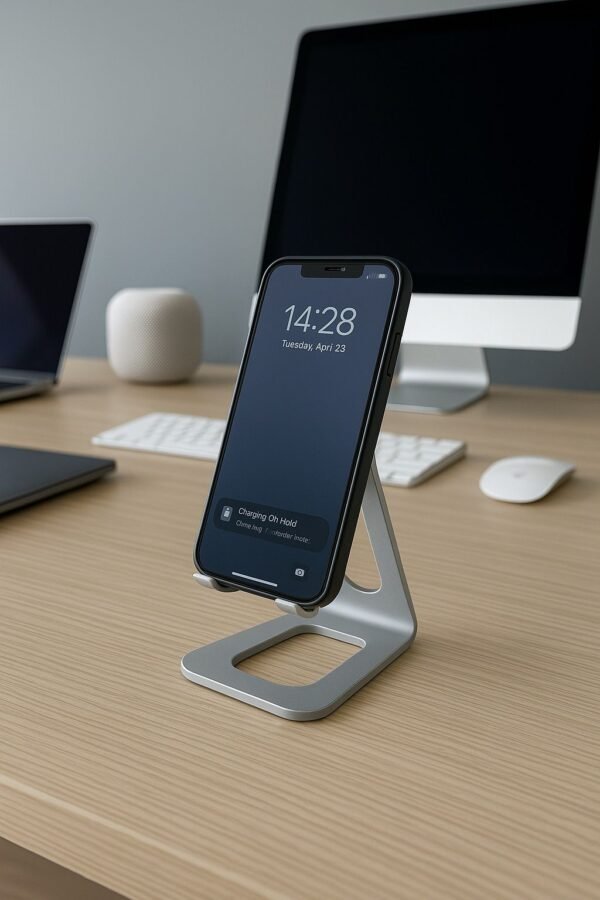Tilting Smartphone Stand with Locking System