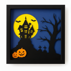 Halloween Shadowbox Layered Art - Image 1