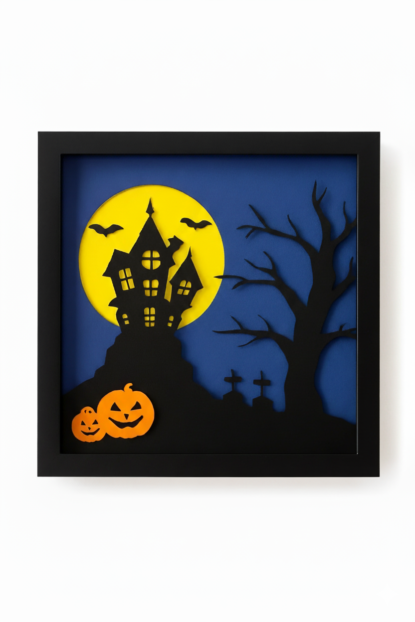 Halloween Shadowbox Layered Art - Image 1