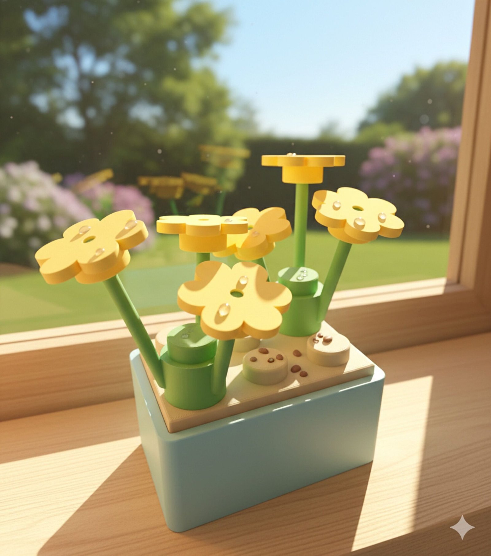 Brick Blooms Storage Box