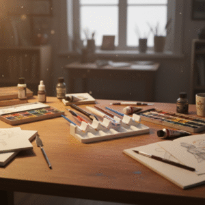 Minimalist 6-slot Brush Holder - Image 2