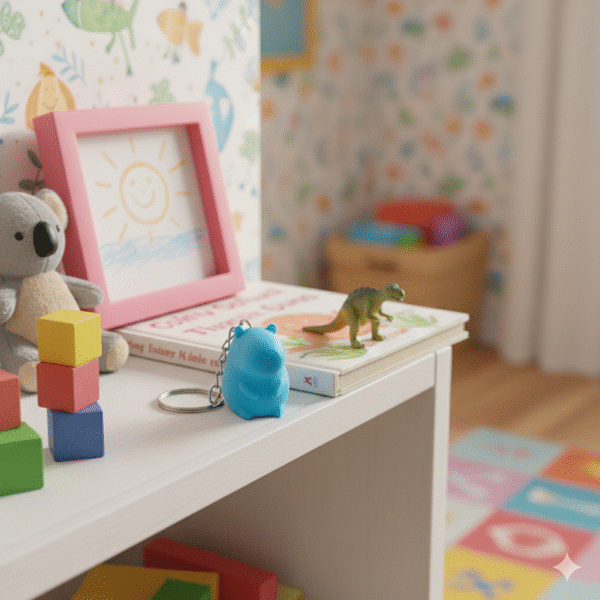 Calm Mini Capybara Keychain