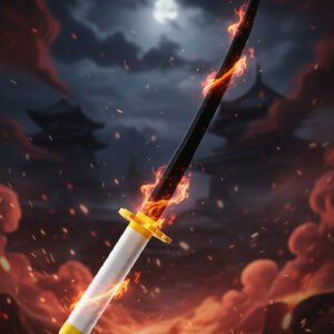 Collapsing Rengoku Nichirin Sword - Image 4