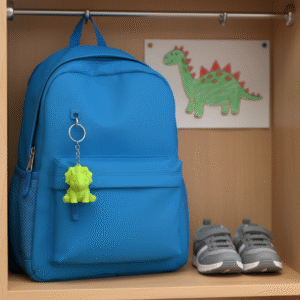 Cute Mini Triceratops Keychain - Image 4