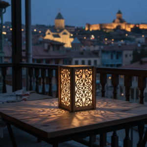 Georgian Ornament Lamp - Image 1