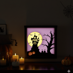 Halloween Shadowbox Layered Art - Image 4