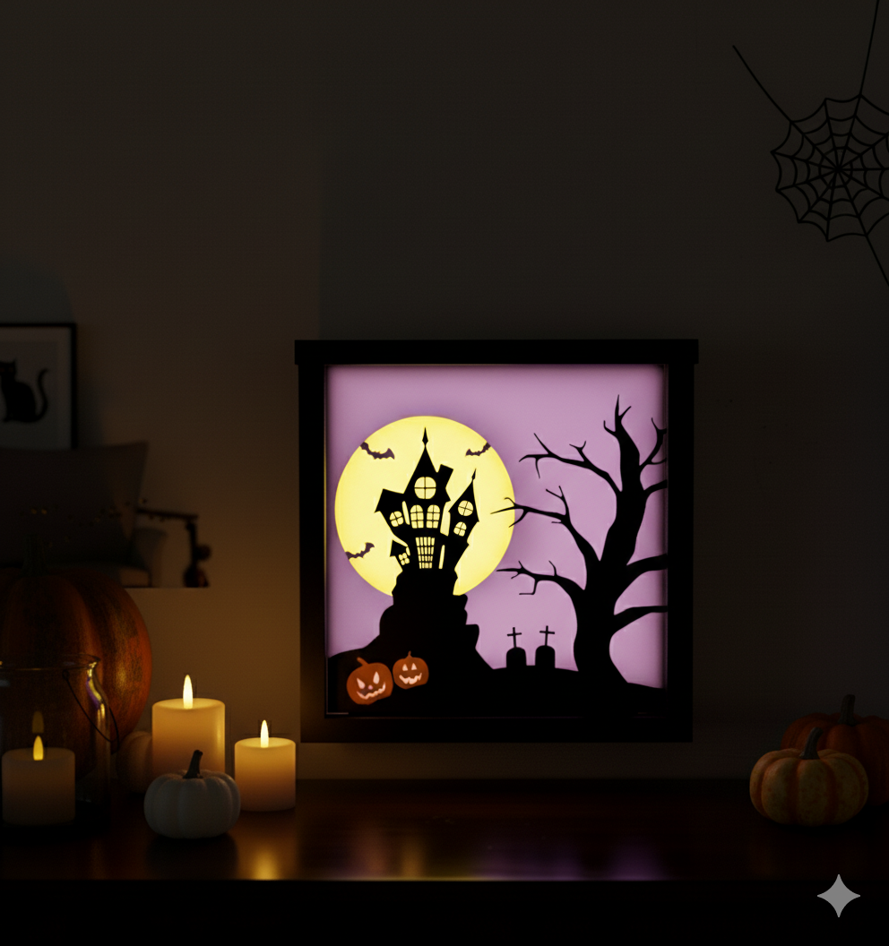Halloween Shadowbox Layered Art - Image 4