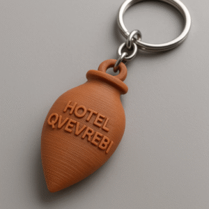 Hotel Qvevrebi Custom Keychain - Image 2