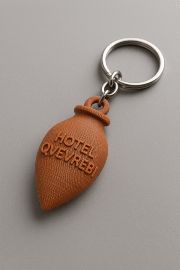 Hotel Qvevrebi Custom Keychain