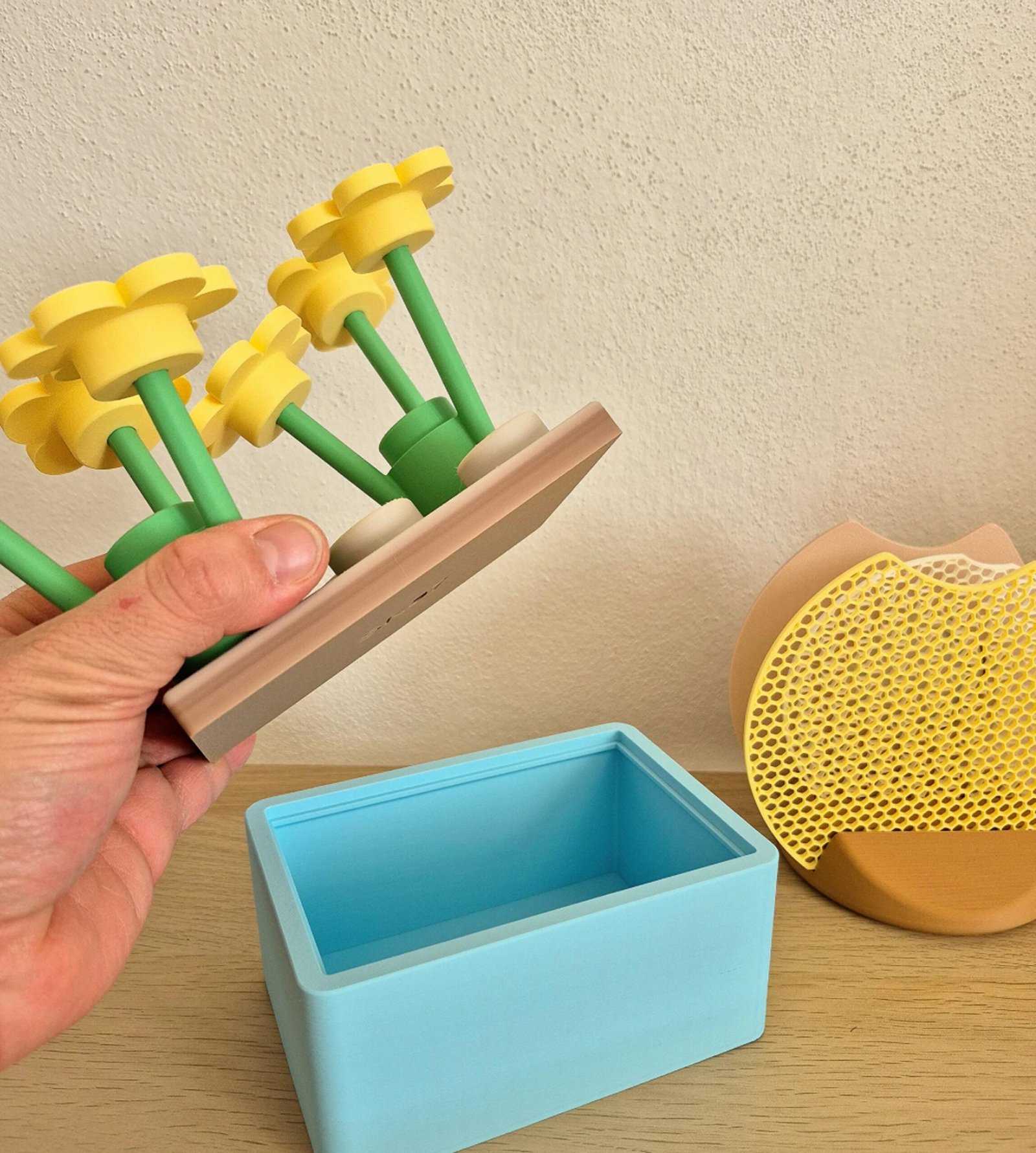 Brick Blooms Storage Box