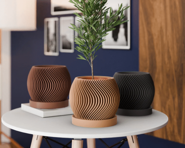 Indoor Plant Pot with Drip tray