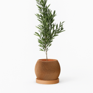 Indoor Plant Pot with Drip tray - Image 4