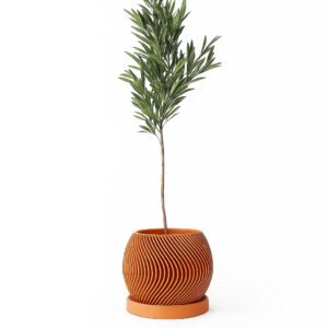 Indoor Plant Pot with Drip tray - Image 1