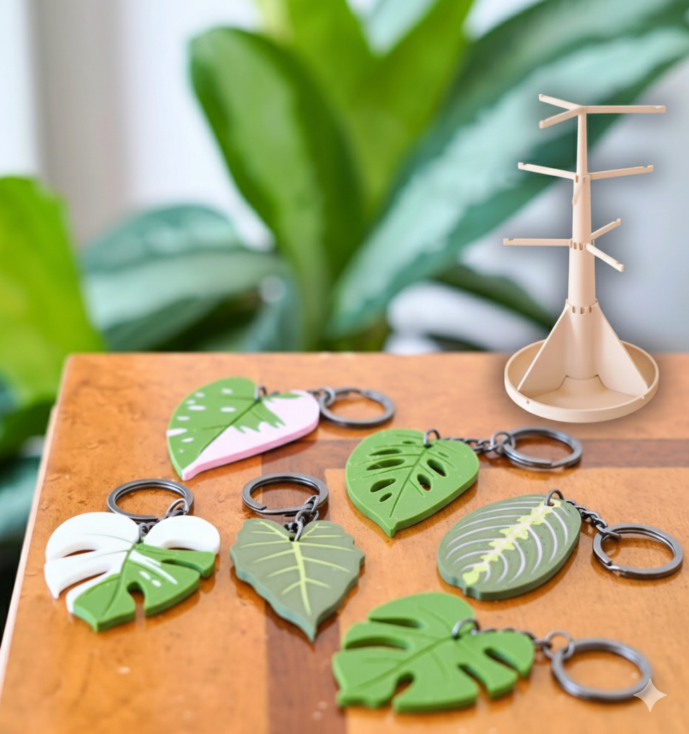 Nature Inspired Leafy Keychains - Image 2