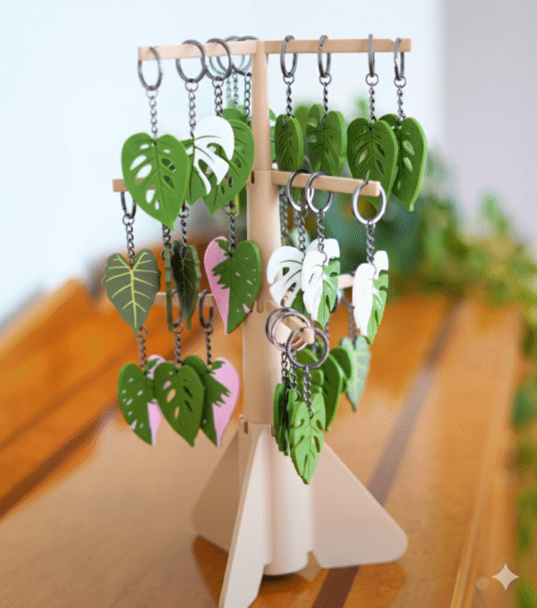 Nature Inspired Leafy Keychains