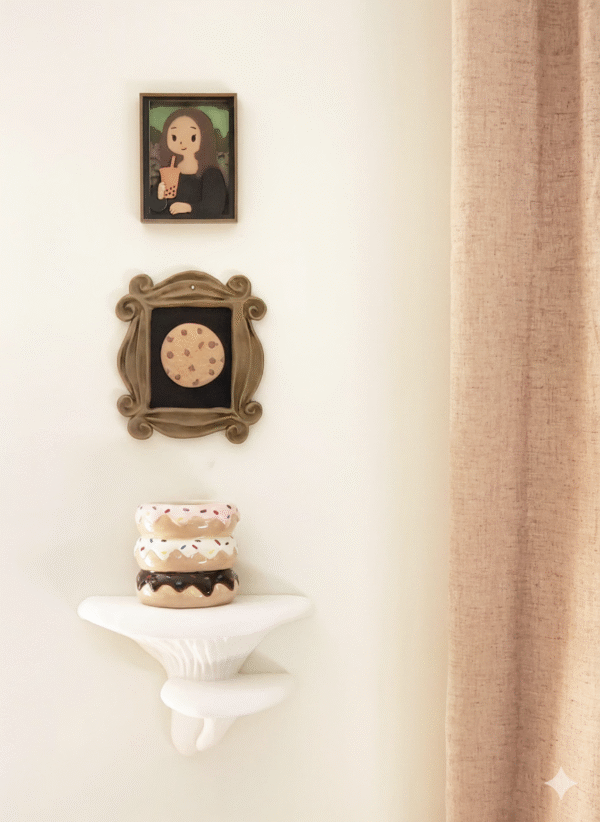 Mona Lisa Drinking Bubble Tea