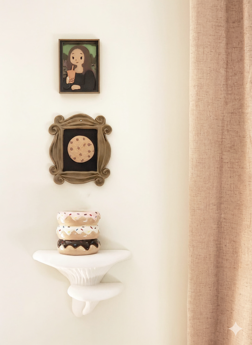 Mona Lisa Drinking Bubble Tea - Image 2