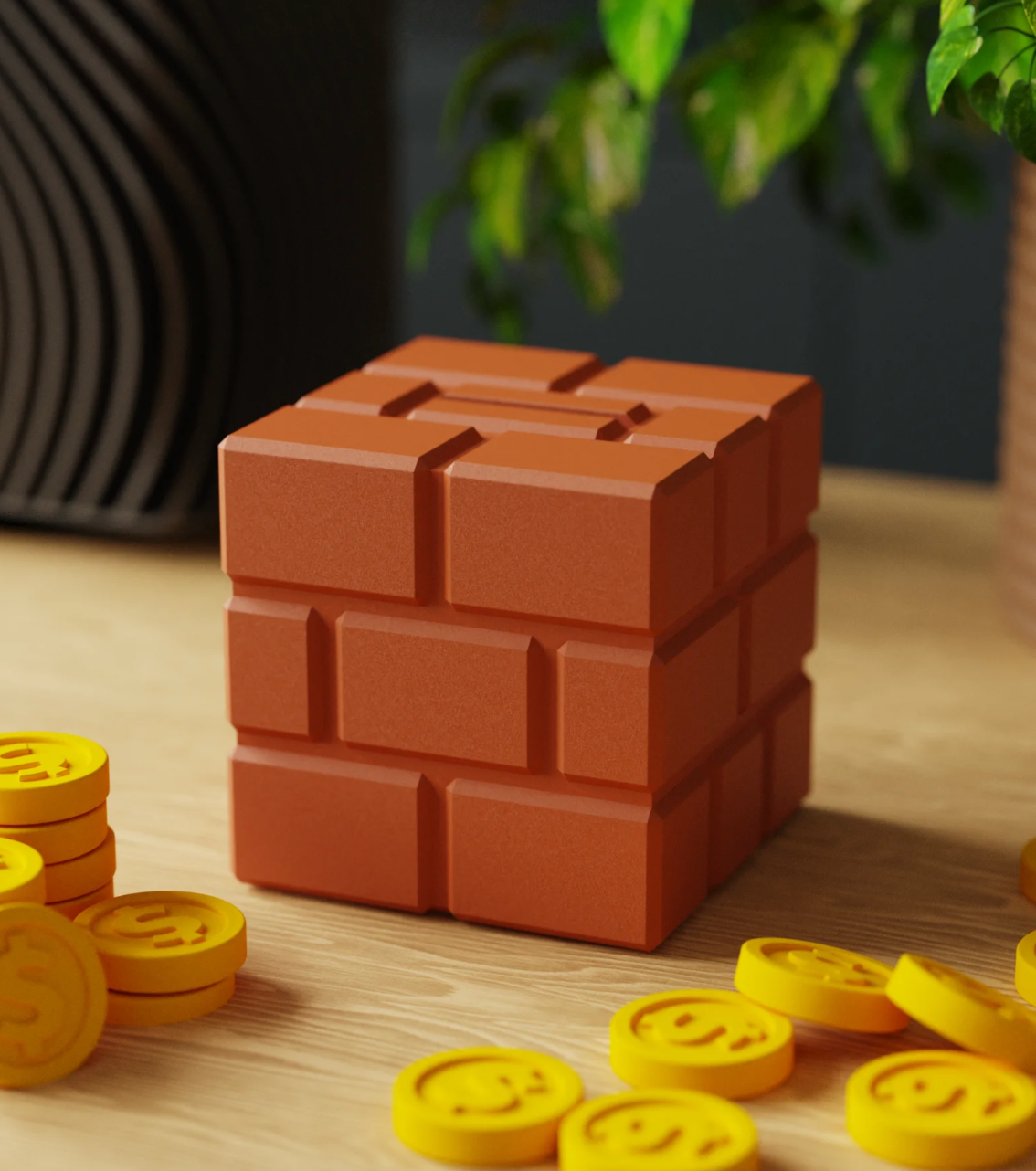 Piggy Bank Set - Retro Block Collection (3pcs) - Image 3