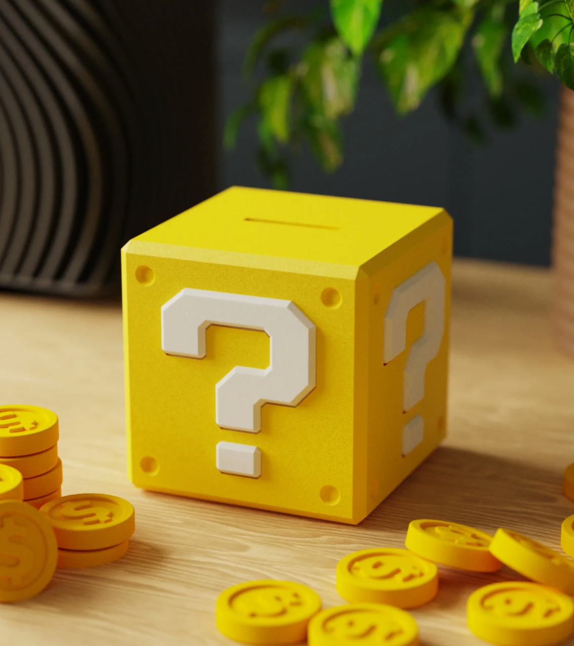 Piggy Bank Set - Retro Block Collection (3pcs) - Image 4