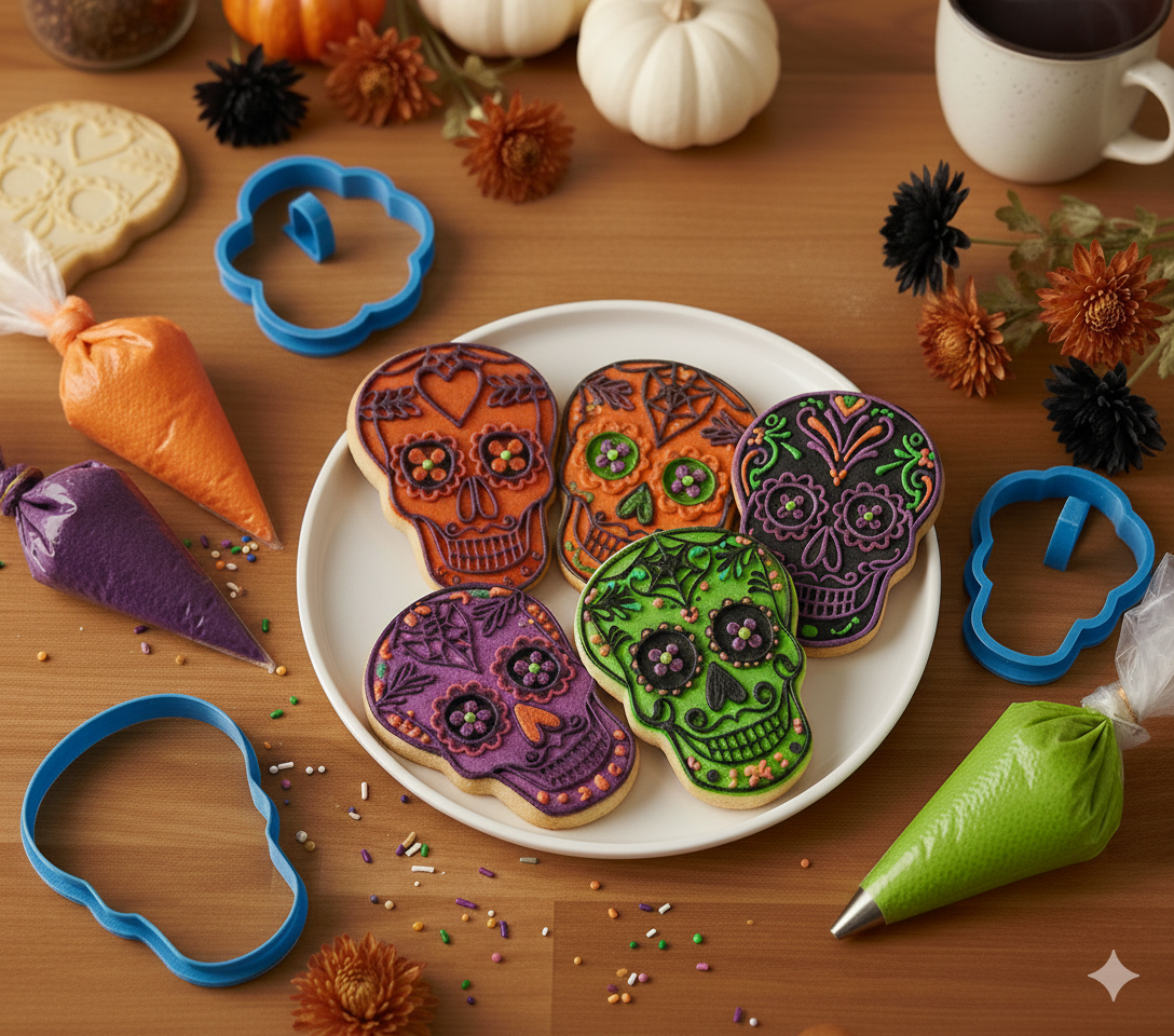 Spooky Skull Cookie Cutter - Image 3