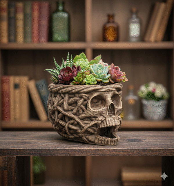 Skull Weaved Basket