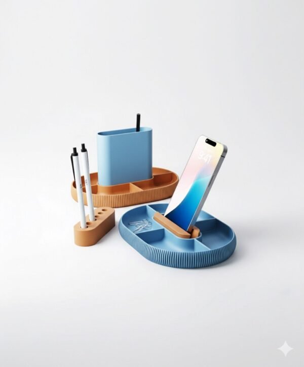 The Zenith Modular Desk Organizer System