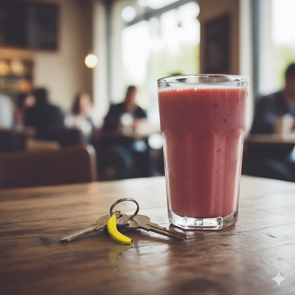 Silly Banana Keychain