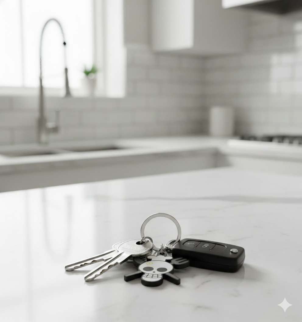 One Piece Chef Skull Keychain - Image 3