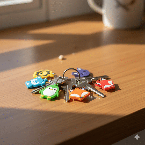 Simple Animal Keychains (6pcs)