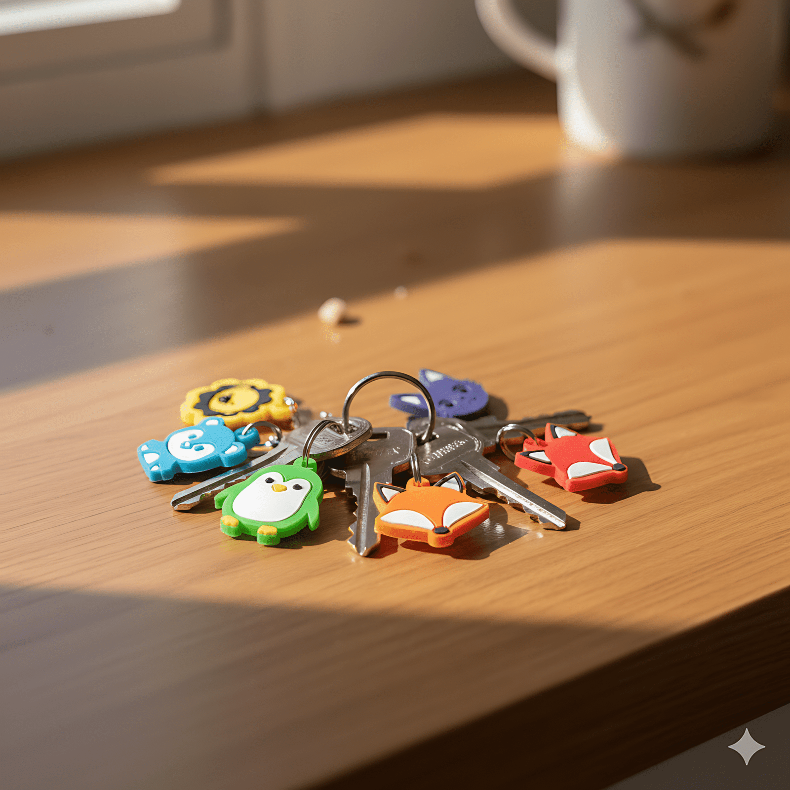 Simple Animal Keychains (6pcs) - Image 3