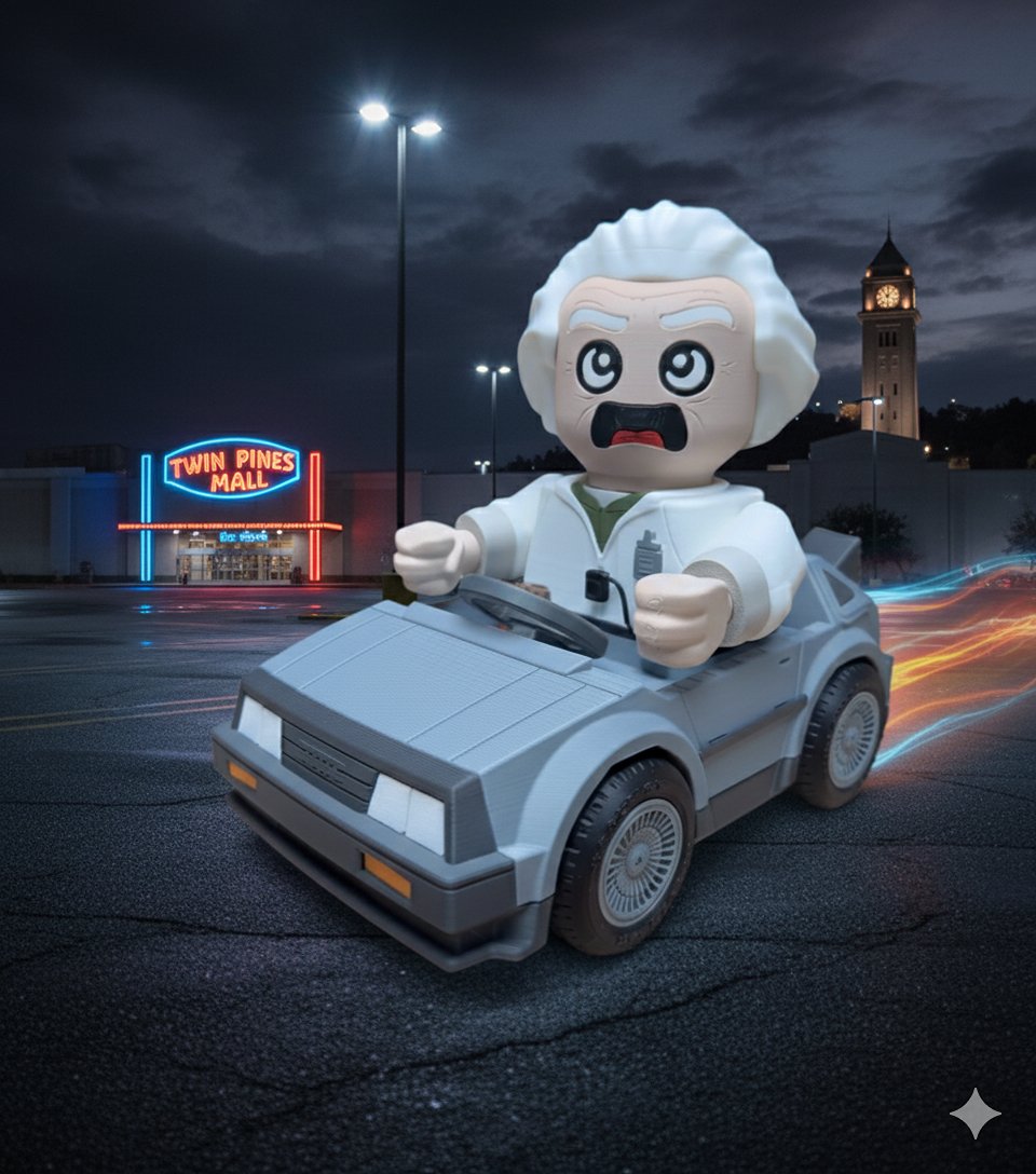 Dr. Brown & DeLorean - Image 3