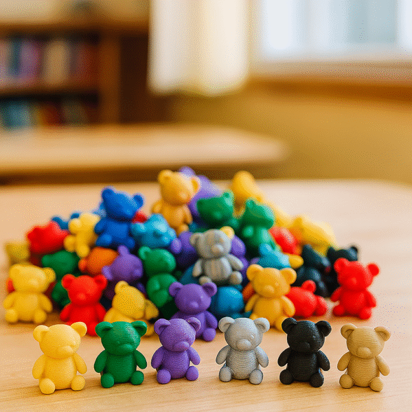 Colourful Mini Bear Counters (50 pcs)