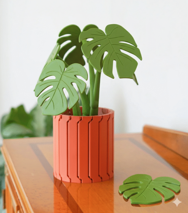 Monstera Coaster Set