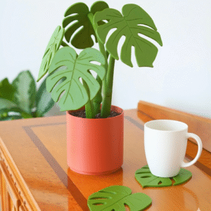 Monstera Coaster Set - Image 2