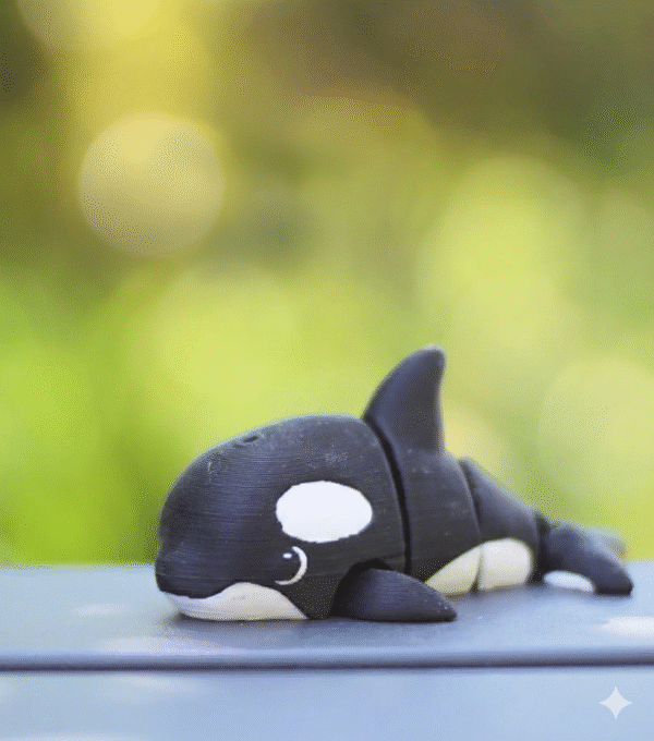 Outlaw Orca - Articulated Fidget Animal