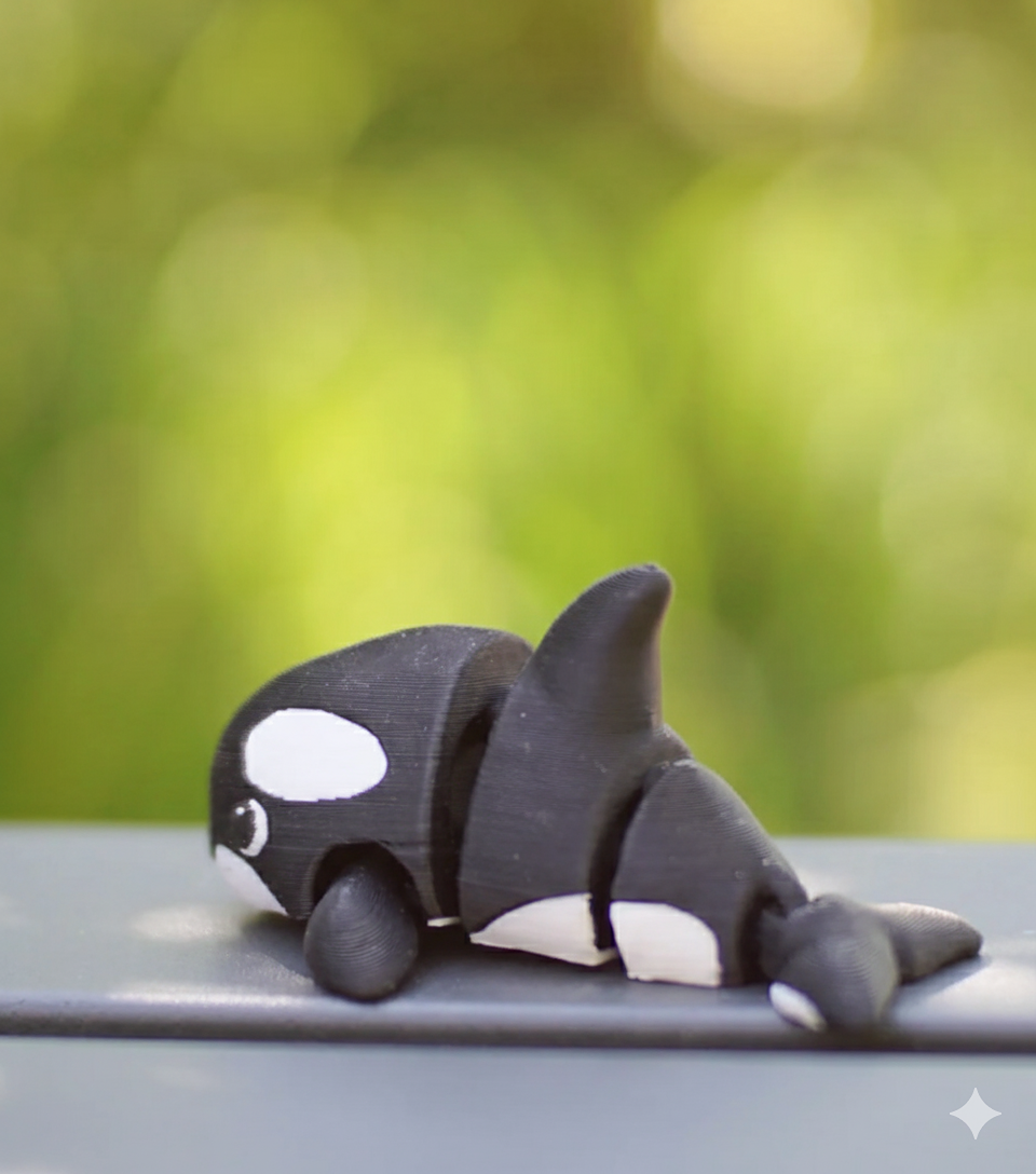 Outlaw Orca - Articulated Fidget Animal - Image 3