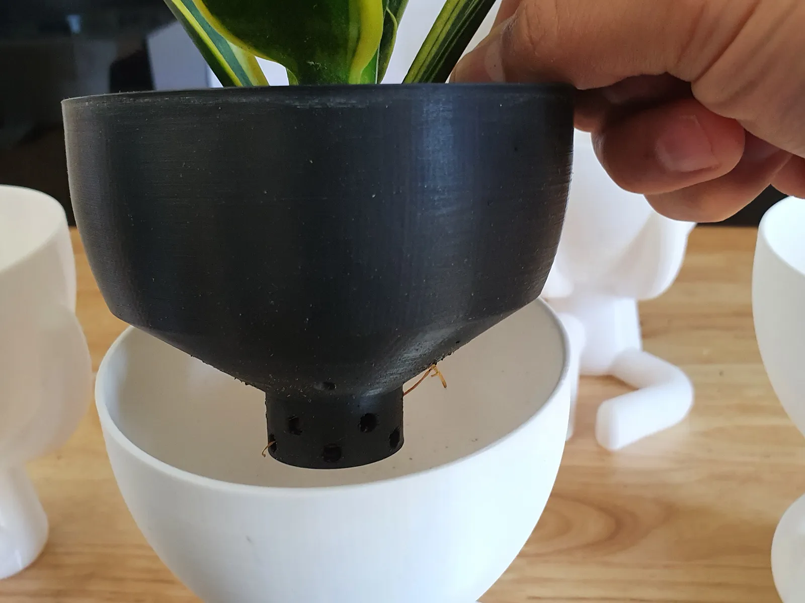 "Speak No Evil" Philosophical Planter - Image 3