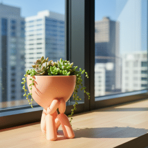 "Speak No Evil" Philosophical Planter - Image 2