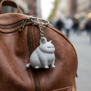 Grumpy Cat Keychain - Image 2