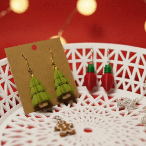 Christmas Tree Earrings - Image 4