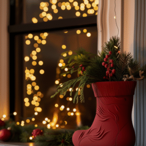 Festive Stocking Vase - Image 2