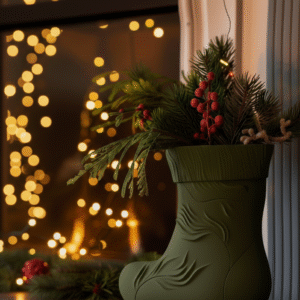 Festive Stocking Vase - Image 3