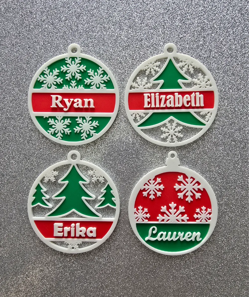 სახელობითი საშობაო ორნამენტები - Image 2