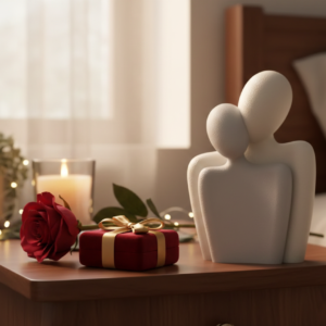 Valentine's Couple Statue - Image 5