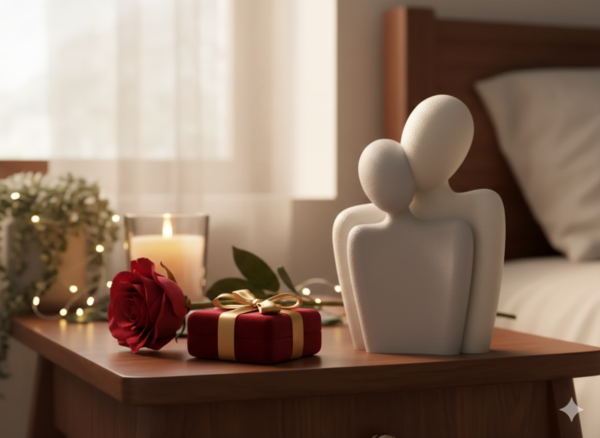 Valentine's Couple Statue