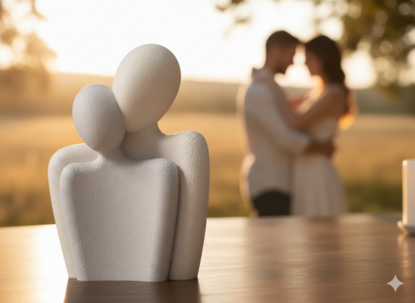 Valentine's Couple Statue