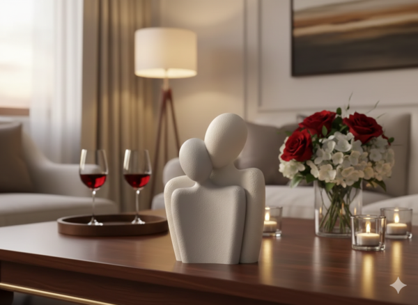 Valentine's Couple Statue